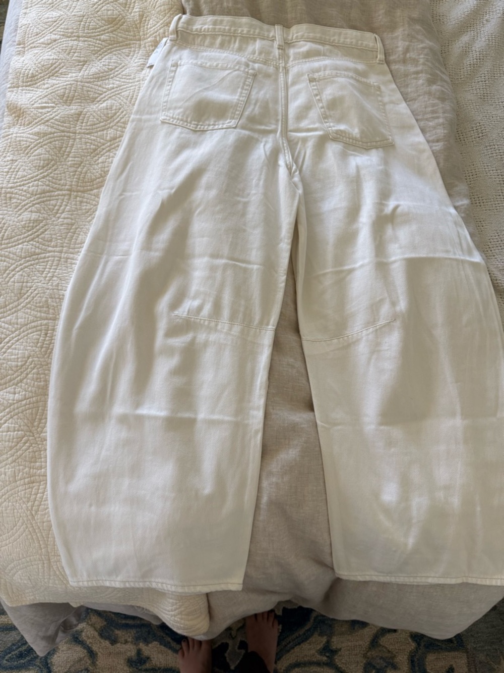 NWT GAP Horseshoe High Rise Off White Jeans - Picture 5 of 10
